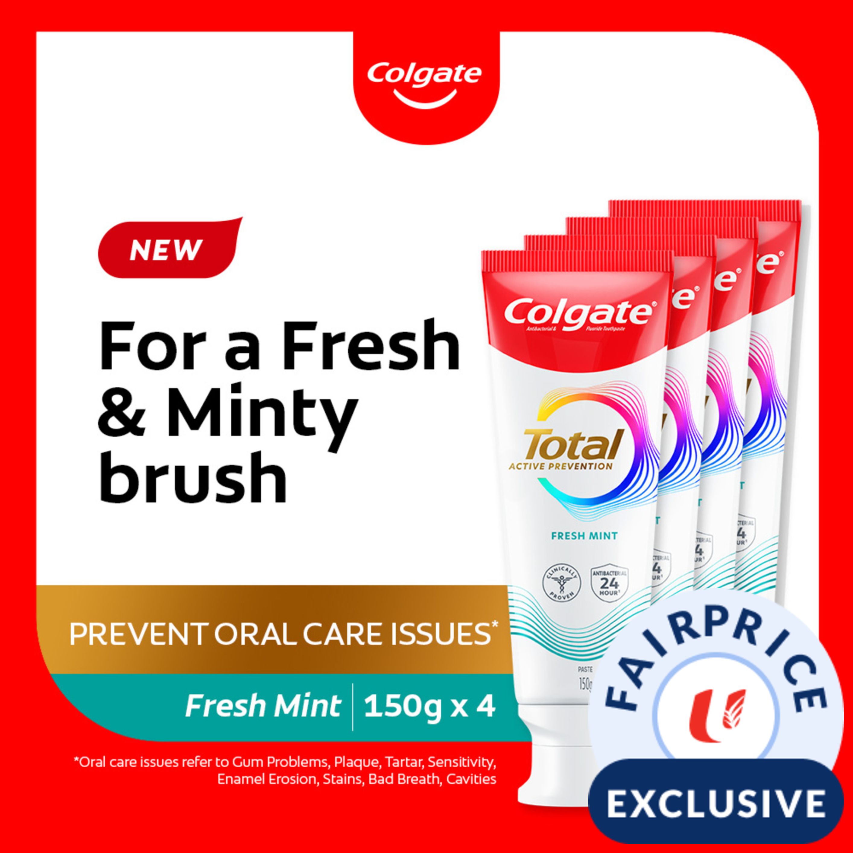 Colgate Add Colgate Total Toothpaste - Fresh Mint | NTUC FairPrice