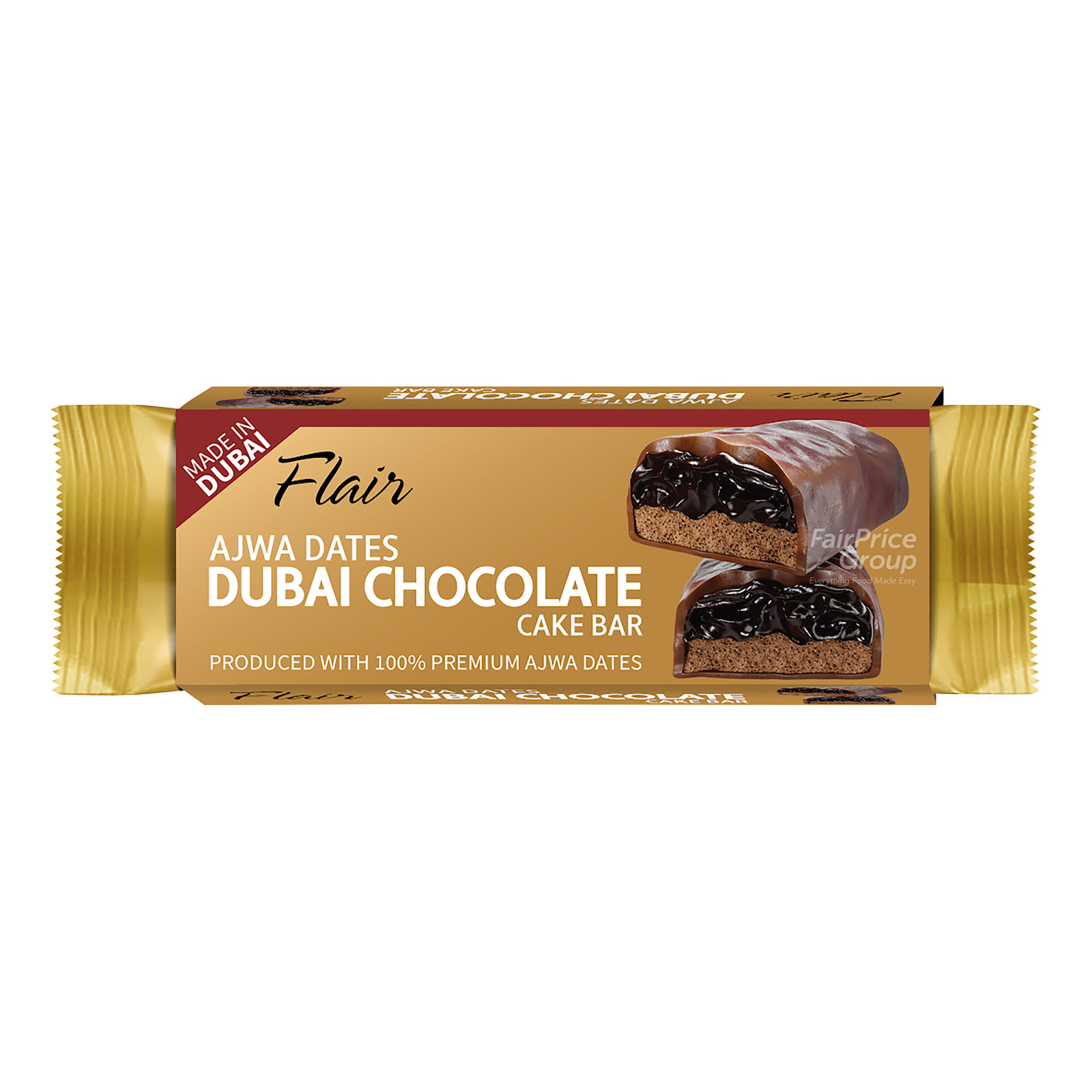Flair Ajwa Date Dubai Chocolate Cake Bar | NTUC FairPrice