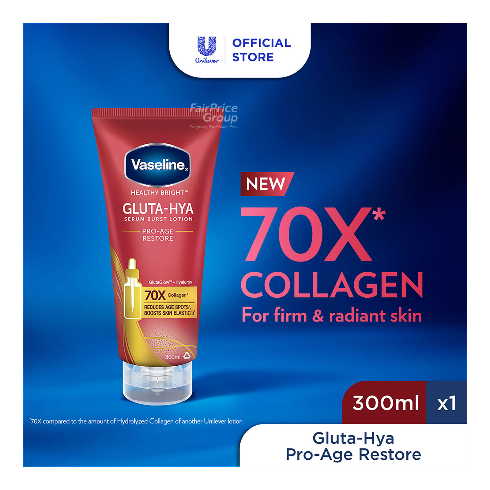 Vaseline Gluta-hya Pro-age Restore Lotion | NTUC FairPrice