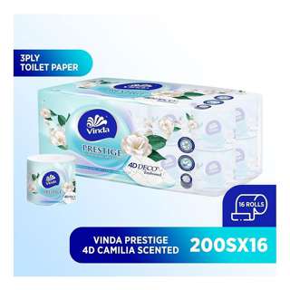 Vinda Prestige Bathroom Tissue - 4D Deco Embossed (3ply)