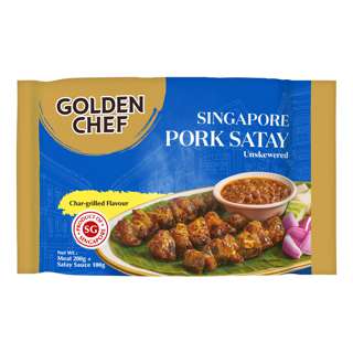 Golden Chef Singapore Pork Satay - Unskewered