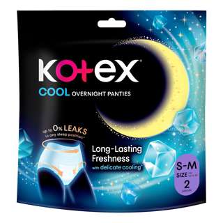 Kotex Overnight Cooling Panties - S - M