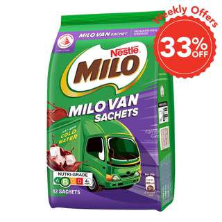 Milo Instant Chocolate Malt with Milk - Milo Van (Sachet)