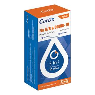 Tyfast Cordx Flu Anti-bacterial & Covid-19 Multiplex Rapid Test