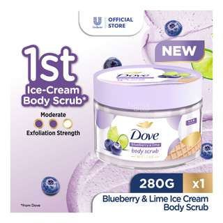 Dove Body Scrub - Blueberry & Lime