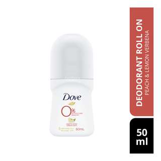 Dove 0% Deodorant Roll-On - Peach & Lemon Verbena Dove 0% Deodorant Roll-On - Peach & Lemon Verbena