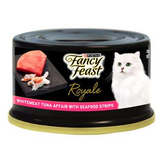 Fancy Feast Royale Cat Wet Food - WhiteMeat Tuna w Seafood Strips