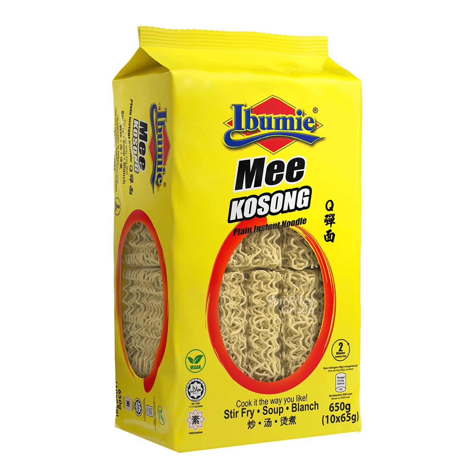 Ibumie Noodles - Mee Kosong (Plain) | NTUC FairPrice
