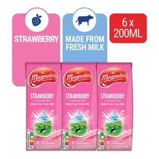 F & N Magnolia UHT Packet Milk - Strawberry
