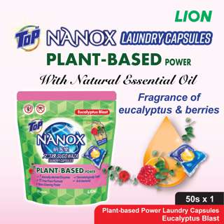 Top Nanox Laundry Capsules - Plant-Based Power (Eucalyptus Blast) Top Nanox Laundry Capsules - Plant-Based Power (Eucalyptus Blast)