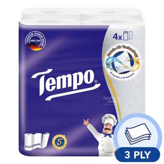 Tempo Multi-Purpose Kitchen Towel Rolls (3ply)