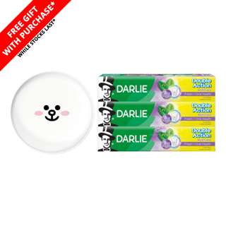 Darlie Double Action Toothpaste - Multicare + Free Line Plate
