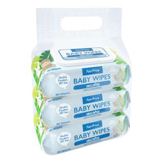 FairPrice Baby Wipes with Lid - Unscented