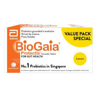Abbott BioGaia Protectis Chewable Tablets - Lemon Abbott BioGaia Protectis Chewable Tablets - Lemon