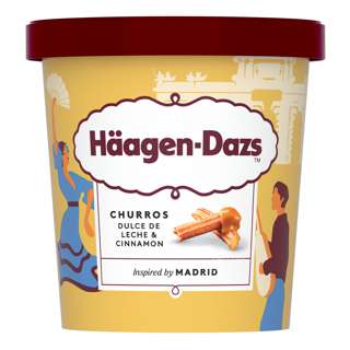 Haagen-Dazs Ice Cream - Churros Dulce De Leche & Cinnamon