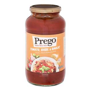 Campbell's Prego Pasta Sauce - Tomato, Basil & Garlic 