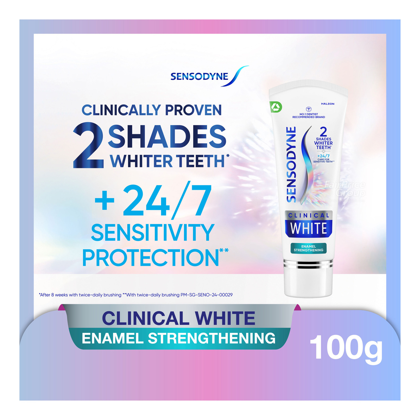 Sensodyne Clinical White Toothpaste - Enamel Strengthening | NTUC FairPrice