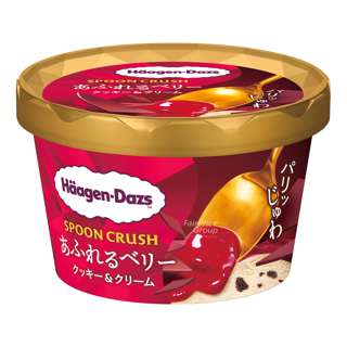 Haagen-Dazs Spoon Crush Ice Cream - Berry Cookies & Cream