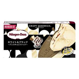 Haagen-Dazs Crispy Sandwich Ice Cream - Vanilla Chocolate Fudge
