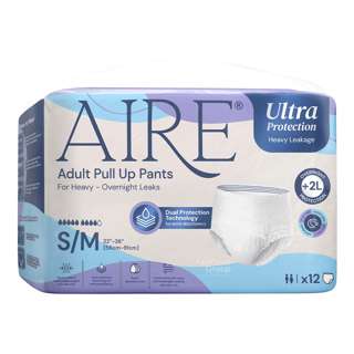 AIRE Ultra Protection Adult Diaper Pull Up Pants - S/M