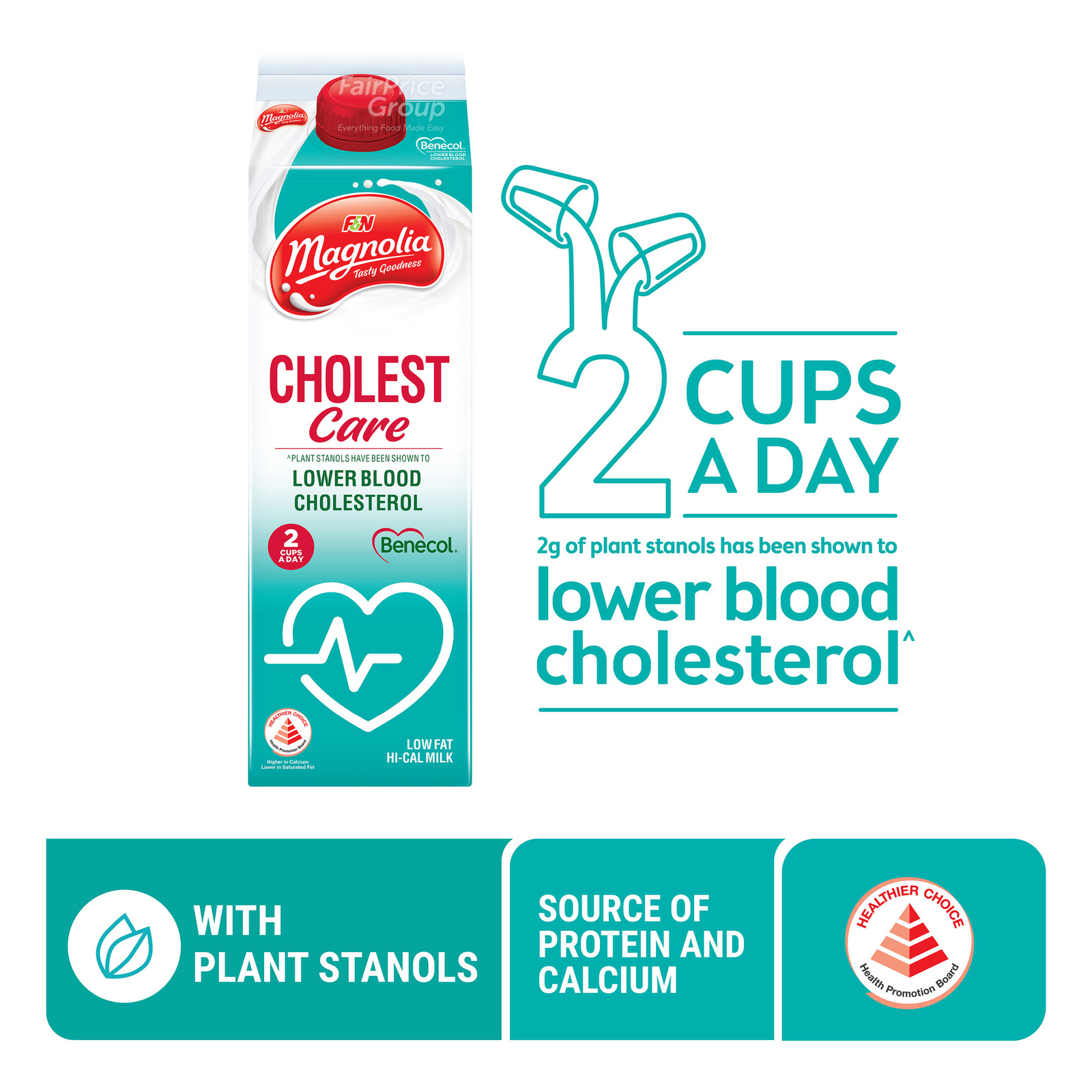 Magnolia Fresh Milk – Cholest Care Low Fat Hi-Calcium
