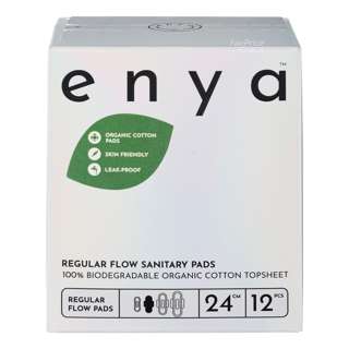 Enya Organic Cotton Pads - Regular Flow (24cm)