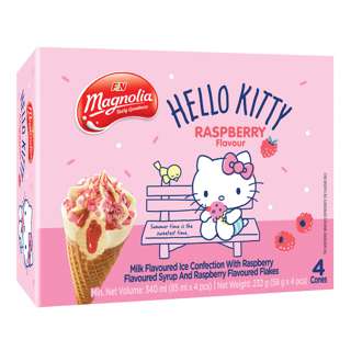 Magnolia Ice Cream Cone - Hello Kitty (Raspberry)