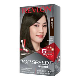 Revlon Top Speed Hair Color - 68 Brownish Black