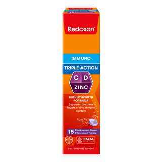 Redoxon Triple Action Effervescent - Blackcurrant