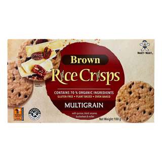Want Want Brown Rice Crisps - Multigrain 