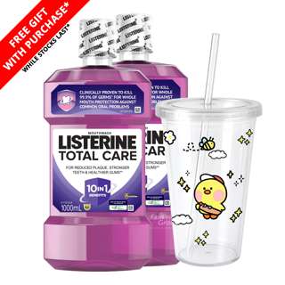 Listerine Mouthwash - Total Care + Free Tumbler