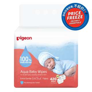 Pigeon Aqua Baby Wipes - Hard Lid Cover Pigeon Aqua Baby Wipes - Hard Lid Cover