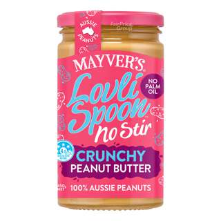 Mayvers Lovli Spoon No Stir Peanut Butter - Crunchy Mayvers Lovli Spoon No Stir Peanut Butter - Crunchy