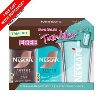 Nescafe Espresso Concentrates Trial Kit + Free Tumbler