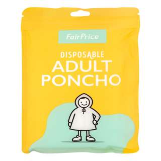 FairPrice Disposable Adult Poncho - AN0930