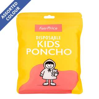 FairPrice Disposable Kids Poncho - AN0931