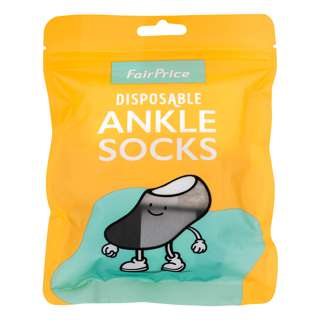 FairPrice Disposable Ankle Socks - Free Size (AN0920)