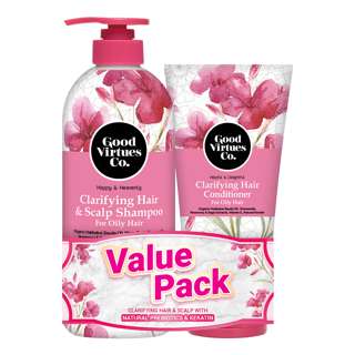 Good Virtue Clarifying Hair & Scalp Shampoo Banded with Conditioner