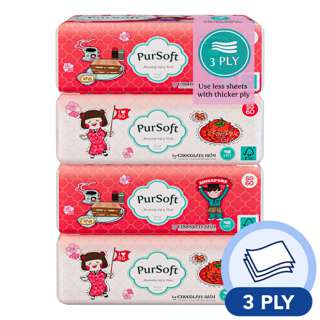 PurSoft Tissue Soft Pack - Chocolate Rain SG60 (3 ply)