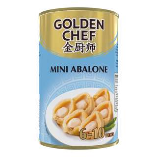 Golden Chef China Mini Abalone in Brine (6 - 10 Pieces)