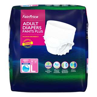 FairPrice Unisex Adult Diapers Pants Plus - L