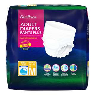 FairPrice Unisex Adult Diapers Pants Plus - M