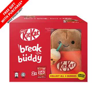 Nestle Kit Kat 2 Finger Chocolate Bar + Free Break Buddies