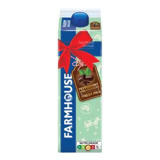 Farmhouse Low Fat Flavoured Milk - Peppermint Dark Chocolate Farmhouse Low Fat Flavoured Milk - Peppermint Dark Chocolate