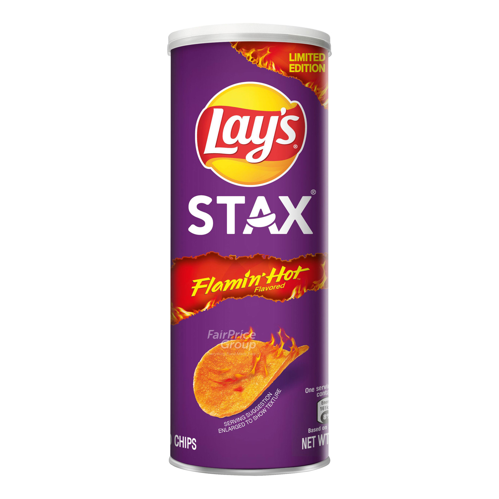 Lay's Stax Potato Chips - Flaming Hot | NTUC FairPrice