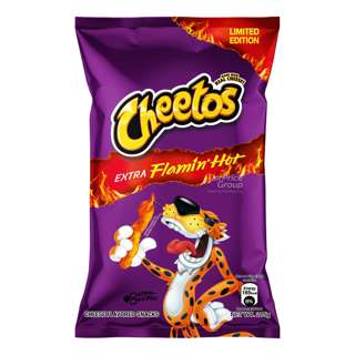 Cheetos Cheese Flavoured Snacks - Extra Flaming Hot