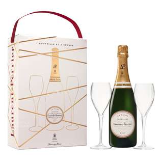 Laurent Perrier La Cuvee Gift Box with 2 Wine Glass Laurent Perrier La Cuvee Gift Box with 2 Wine Glass
