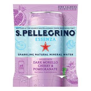 San Pellegrino Sparkling Can Drink - D.M Cherry & Pomegranate San Pellegrino Sparkling Can Drink - D.M Cherry & Pomegranate