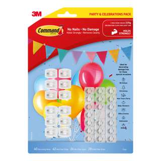 3M Command Command Clear Hook Party & Celebration - 17010CLR-64 3M Command Command Clear Hook Party & Celebration - 17010CLR-64