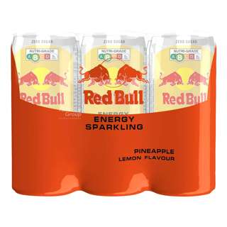 Red Bull Energy Sparkling Drink - Pineapple Lemon